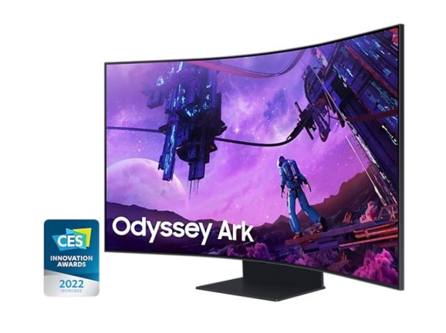 Монитор Samsung 55BG970 55" Odyssey Ark 55" 4K Gaming , Curved 1000R, VA, 165Hz, 1 ms GTG, 3840x2160, 600 cd/m2, 4xHDMI 2.1, 2xUSB, Black