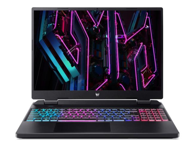 Лаптоп Acer Predator Neo, PHN16-71-983Y, Intel Core i9-13900HX (up to 5.40GHz, 36MB), 16" WQXGA IPS SlimBezel 165Hz, 16GB DDR5 5600MHz, 1024GB PCIe SSD, GeForce RTX 4060 8GB GDDR6, Killer Wi-Fi 6AX 1650i, BT, Micro SD reader, HD cam, Backlit KB, No O