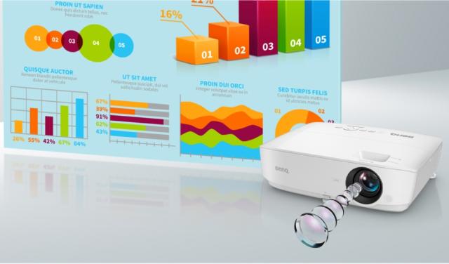 Мултимедиен проектор BenQ MW536, DLP, WXGA (1280x800), 20 000:1, 4000 ANSI Lumens, Zoom 1.2x, Glass Lenses, Auto Vertical Keystone, Infographic Mode, Speaker 2W, 2xVGA, 2xHDMI, S-Video, RCA, VGA out,  Audio In/Out, RS232, USB A 1.5A, 2.6 kg + BenQ Ca
