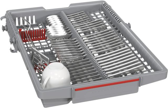 Съдомиялна Bosch SPS4EMI24E SER4 Free-standing dishwasher 45cm, C, EcoDrying, 8,9l, 10ps, 6p/5o, 44dB(B), Silence 42dB, 3rd drawer, Rackmatic, inox, HC