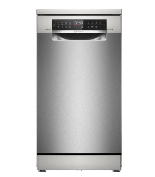 Съдомиялна Bosch SPS6YMI14E SER6 Free-standing dishwasher 45cm, B, Zeolith, 8,5l, 10ps, 8p/5o, 43dB(B), Silence 41dB, 3rd drawer, inox, interior light, HC