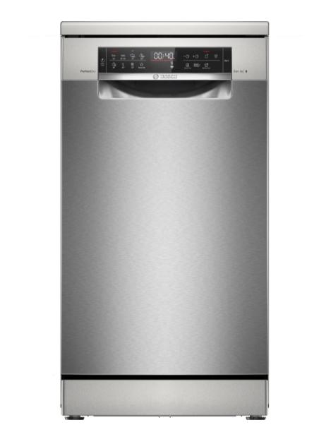 Съдомиялна Bosch SPS6ZMI29E SER6 Free-standing dishwasher 45cm, C, Zeolith, 8,9l, 10ps, 8p/5o, 42dB(B), Silence 40dB, 3rd drawer, inox, interior light, HC