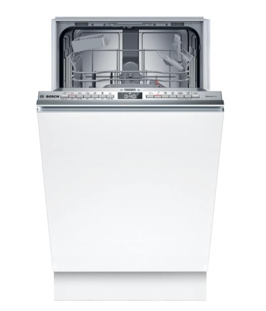Съдомиялна Bosch SPV4EKX24E SER4 Dishwasher fully integrated 45cm, C, EcoDrying, 8,9l, 10ps, 6p/5o, 44dB(C), Silence 41dB, Rackmatic, HC