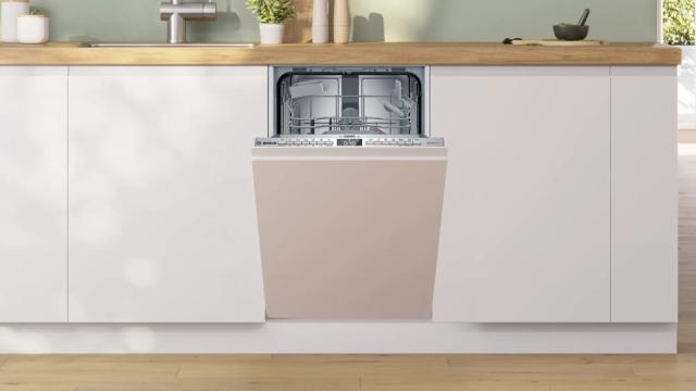 Съдомиялна Bosch SPV4EKX24E SER4 Dishwasher fully integrated 45cm, C, EcoDrying, 8,9l, 10ps, 6p/5o, 44dB(C), Silence 41dB, Rackmatic, HC