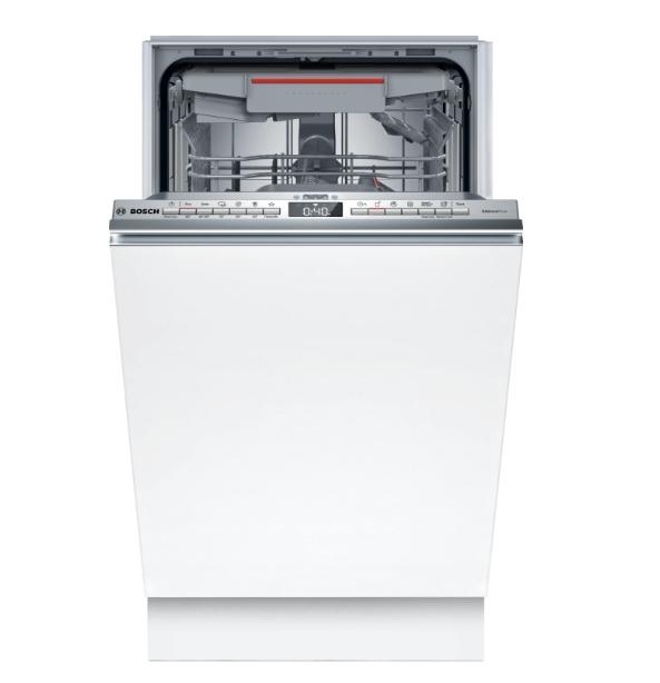 Съдомиялна Bosch SPV4EMX24E SER4 Dishwasher fully integrated 45cm, C, EcoDrying, 8,9l, 10ps, 6p/5o, 44dB(C), Silence 42dB, 3rd drawer, Rackmatic, HC