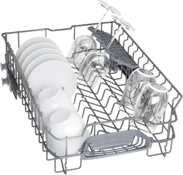 Съдомиялна Bosch SPV4HMX10E SER4 Dishwasher fully integrated 45cm, E, 9,5l, 10ps, 6p/5o, 44dB(B), Silence 41dB, 3rd Vario drawer, R2, Auto program, Rackmatic, HC