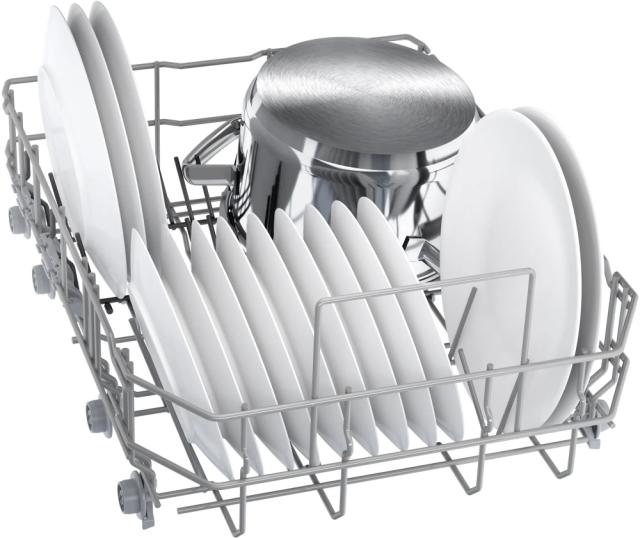 Съдомиялна Bosch SPV4HMX10E SER4 Dishwasher fully integrated 45cm, E, 9,5l, 10ps, 6p/5o, 44dB(B), Silence 41dB, 3rd Vario drawer, R2, Auto program, Rackmatic, HC