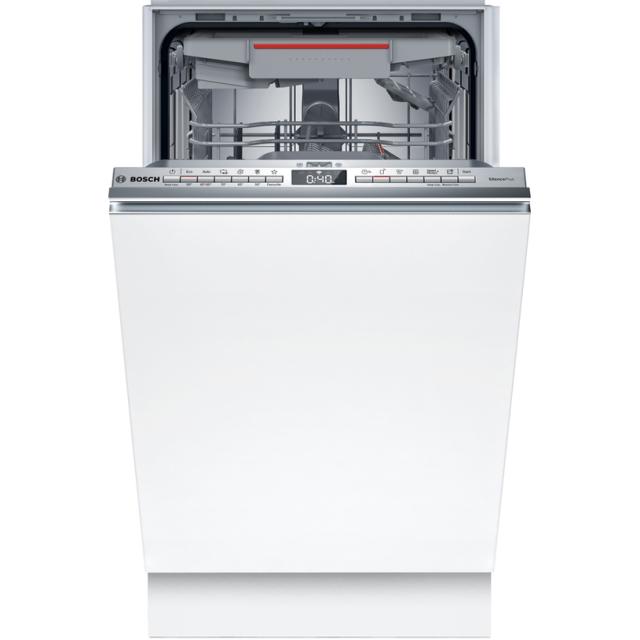 Съдомиялна Bosch SPV4HMX49E SER4 Dishwasher fully integrated 45cm, E, 9,5l, 10ps, 6p/5o, 44dB(B), Silence 41dB, 3rd Vario drawer, R3, Auto program, Rackmatic, HC
