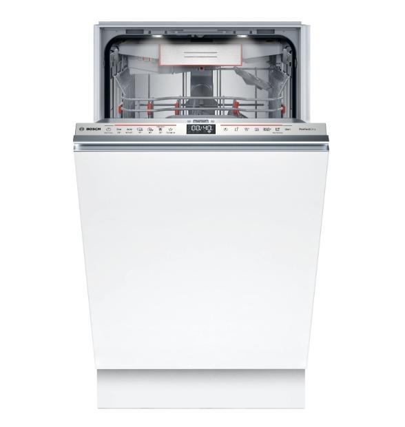 Съдомиялна Bosch SPV6YMX08E SER6 Dishwasher fully integrated 45cm, B, Zeolith, EcoDrying, 8,5l, 10ps, 6p/5o, 43dB(C), Silence 41dB, 3rd drawer, TimeLight, interior light, HC