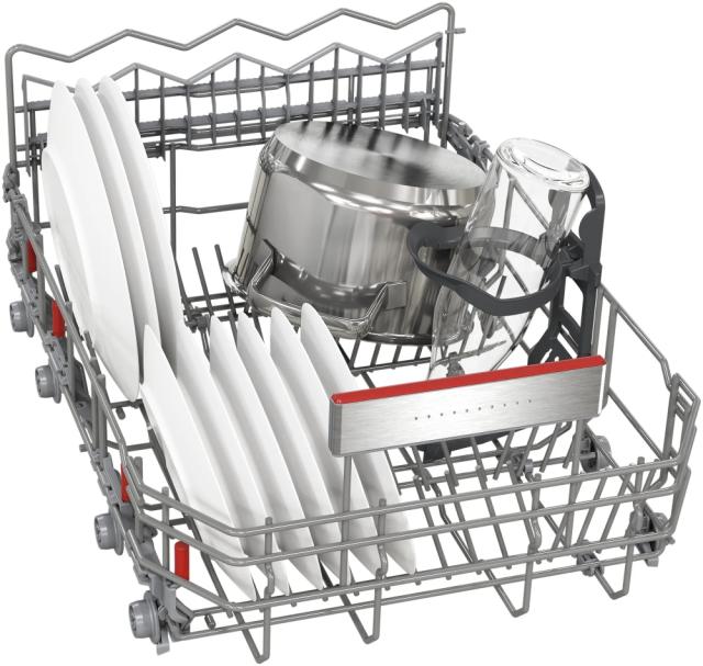 Съдомиялна Bosch SPV6ZMX17E SER6 Dishwasher fully integrated 45cm, C, Zeolith, 8,9l, 10ps, 6p/5o, 42dB(B), Silence 40dB, 3rd drawer, TimeLight, interior light, HC