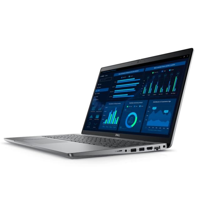 Лаптоп Dell Precision 3581, Intel Core i7-13700H vPro (24MB, 14Cores, 2.4 - 5.0 GHz Turbo), 15.6" FHD (1920x1080), 400 nits, IR Cam, 16GB, 1x16GB 5200MT/s, 512GB, M.2 2230, Gen 4, NVIDIA RTX A1000 6GB GDDR6, Wi-Fi 6E, BT, FPR, Backlit, Win 11 Pro, 3Y