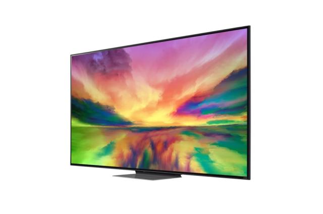 Телевизор LG 65QNED813RE, 65" 4K QNED, UHD (3840x2160), DVB-T2/C/S2, 100 Hz, a7 AI Processor, HDR 10 PRO, webOS Smart TV, AI Upscale, FreeSync, VRR, HGiG, WiFi, AI Sound Pro, Voice Controll,  Bluetooth, HDMI 2, CI, AirPlay 2, Stand, Black