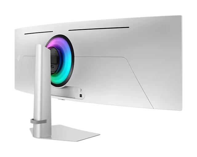 Монитор Samsung LS49CG943, 49" Odyssey G9 GAMING, Curved OLED, 1800R, 240Hz, Smart. 32:9, 5120 x 1440, 250 cd/m2, Display Port , HDMI,Micro HDMI, USB Hub, Silver