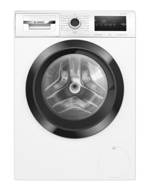 Пералня Bosch WAN24168BY SER4 Washing machine 8kg, A, 1200rpm, 51/71dB(A), Iron Assist, waveDrum 65l, 6 options, Sportswear, black-blackgrey door