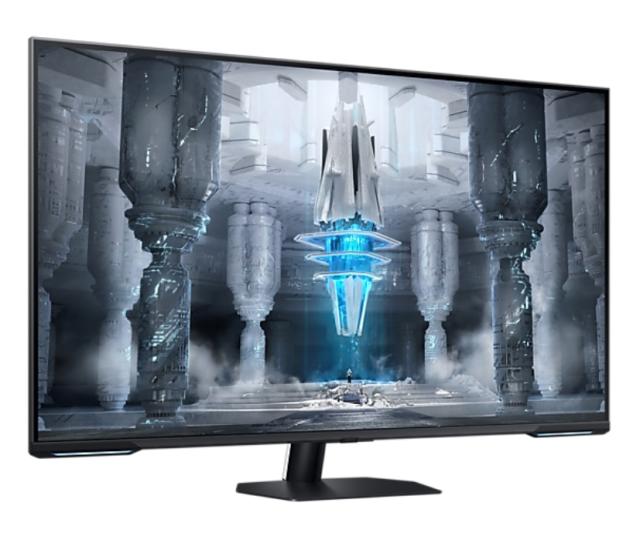 Монитор Samsung LS43CG700, 43" Odyssey Neo G7 GAMING, VA, 144Hz, Smart, 3840 x 2160, 400 cd/m2, Display Port , HDMI, USB Hub, Black/White