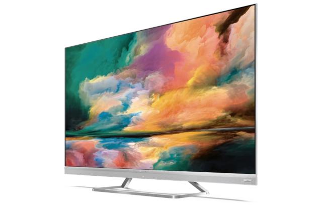 Телевизор Sharp 55EQ4EA, 55" LED  Android TV, 4K Ultra HD QLED 3840x2160 Frameless, AQUOS Aluminium body, DVB-T/T2/C/S/S2, Active Motion 1000, Google Assistant, HDMI 2.1 eARC, SD card reader, Mini Composite/CVBS + Audio input, USB, Wi-Fi, Bluetooth, 