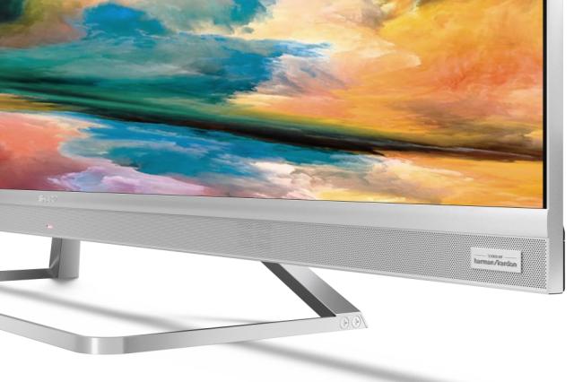 Телевизор Sharp 55EQ4EA, 55" LED  Android TV, 4K Ultra HD QLED 3840x2160 Frameless, AQUOS Aluminium body, DVB-T/T2/C/S/S2, Active Motion 1000, Google Assistant, HDMI 2.1 eARC, SD card reader, Mini Composite/CVBS + Audio input, USB, Wi-Fi, Bluetooth, 
