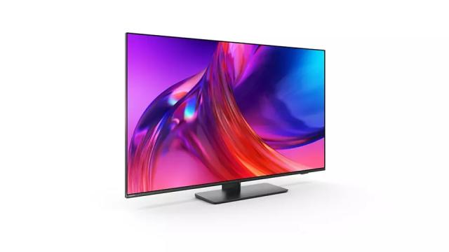 Телевизор Philips 50PUS8818/12, 50" THE ONE, UHD 4K LED, 120 Hz, 3840x2160, DVB-T/T2/T2-HD/C/S/S2, Ambilight 3, HDR10+, Google TV, Quad Core with Al, Swivel stand, 16GB, VRR FreeSync, BT5.0, HDMI 2.1, 2xUSB, Cl+, 802.11ac, Lan, 40W+Logitech Wireless 