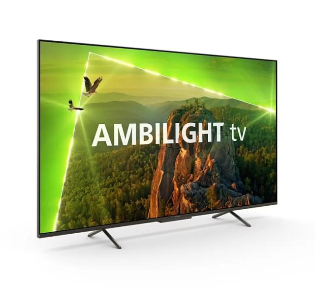 Телевизор Philips 50PUS8118/12, 50" UHD DLED, 3840 x 2160, DVB-T/T2/T2-HD/C/S/S2, Pixel Precise UHD, HDR+, HLG, New OS, Dolby Vision, Atmos, HDMI, VRR, USB, Cl+, 802.11n, Lan, 20W RMS, Black+Logitech Wireless Touch Keyboard K400 Plus Black
