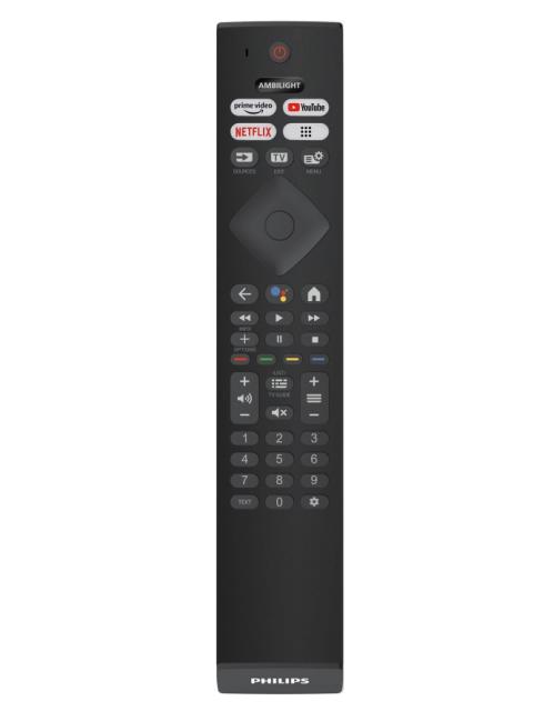 Телевизор Philips 55OLED718/12, 55" UHD 4K OLED 120Hz Ultra-low lag, 3840x2160, DVB-T/T2/T2-HD/C/S/S2, Ambilight, Google TV, 16GB, BT 5.0, HDMI 2.1, VRR, USB, Cl+, 802.11ac, Lan, G-Sync, Free Sync, 40W RMS+Logitech Wireless Touch Keyboard K400 Plus B
