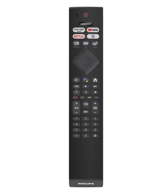 Телевизор Philips 55PUS8518/12, 55" THE ONE, UHD 4K LED, 120Hz, 3840x2160, DVB-T/T2/T2-HD/C/S/S2, Ambilight 3, Google TV, Quad Core P5 Perfec with Al, 16GB, VRR, HDMI, 2xUSB, Cl+, WCG 90% DCI/P3, 802.11ac, Lan, 20W RMS, Alum+Logitech Wireless Touch K
