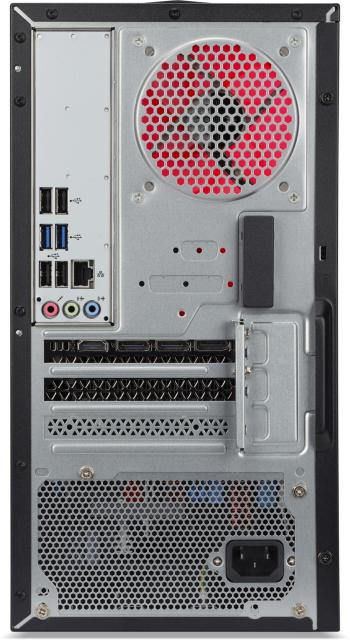 Настолен компютър Acer Nitro N50-650, i7-13700F (up to 5.20GHz, 30MB), 16GB DDR4(max. 32GB 3200MHz, 512GB SSD PCI-e, M.2 slot free, no DVD, NVIDIA GeForce RTX 4060Ti 8GB GDDR6, 4*USB 2.0, 2*3.2 USB, Type-C, Audio jacks, GLAN,WiFi AX & BT5.0, 500W PFC