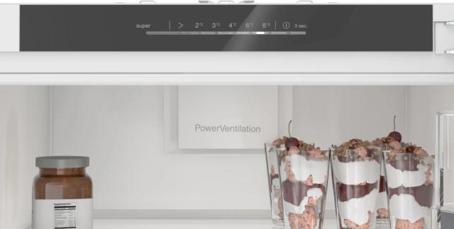 Хладилник Bosch KIR81ADD0 SER6 BI fridge, D, 177,2cm, 310l, 35dB(B), VitaFresh,  1 VitaFresh <0°C>, MultiBox XXL, bottle rack, fan, display, SoftClose, flush-folding