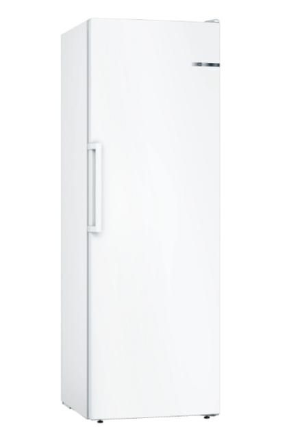 Фризер Bosch GSN33VWEP SER4 FS upright freezer, NoFrost, E, 176/60/65cm, 225l, 39dB(C), IC, 4 drawers (1 BigBox), 3 shelfs, handle, white