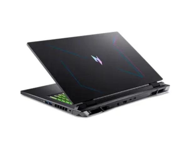 Лаптоп Acer Nitro 5, AN17-51-7593, Intel Corei7-13700H (3.70GHz up to 5.00GHz, 24MB), 17.3" QHD (2560x1440) IPS, 165Hz, 16GB DDR5 (1 slot free), 1024GB PCIe SSD, RTX 4060 8GB GDDR6, Wi-Fi 6e, BT 5.1, HD Mic&Cam, RGB Backlit KB, Free DOS