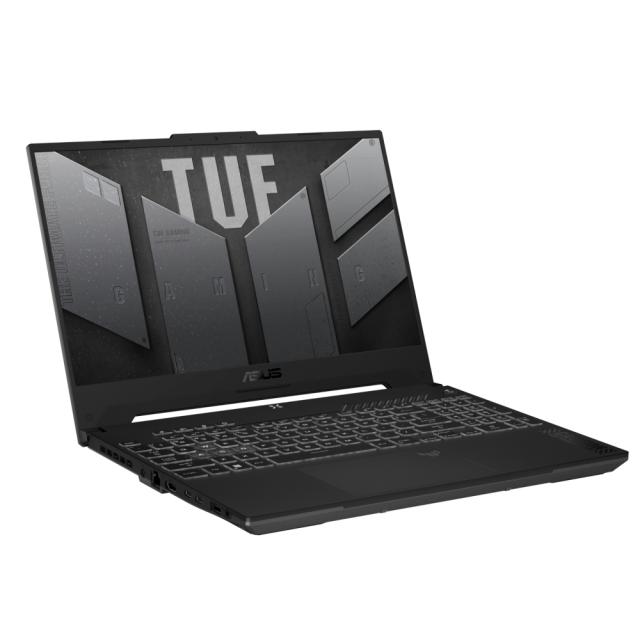 Лаптоп Asus TUF F15 FX507ZV4-LP047, Intel Core i7-12700H 2.3/4.7GHz, 15.6" FHD AG (1920x1080)144Hz,16GB DDR4 3200MHz (2x8 GB), 1TB SSD M.2,RTX 4060  8 GB GDDR6, WiFi 6, RGB Illum. Kbd, Free DOS