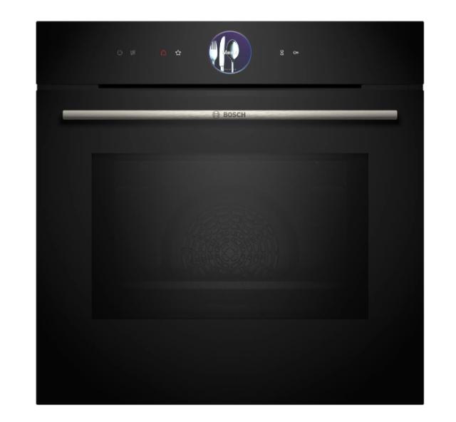 Фурна Bosch HMG776KB1 SER8 Combi microwave oven, 4D HotAir, Pyro, 20 HM, Assist, 1-lvl Pyro rail, LED light top, TFT-touchdisplay Plus 7cm, HC