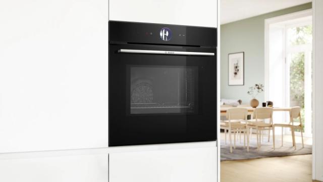 Фурна Bosch HMG776KB1 SER8 Combi microwave oven, 4D HotAir, Pyro, 20 HM, Assist, 1-lvl Pyro rail, LED light top, TFT-touchdisplay Plus 7cm, HC