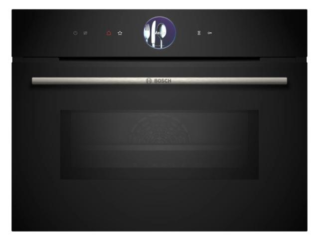 Фурна Bosch CMG7361B1 SER8 Compact combi microwave oven, EcoClean back, 20 HM, TFT-touchdisplay