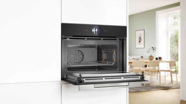 Фурна Bosch CMG7361B1 SER8 Compact combi microwave oven, EcoClean back, 20 HM, TFT-touchdisplay