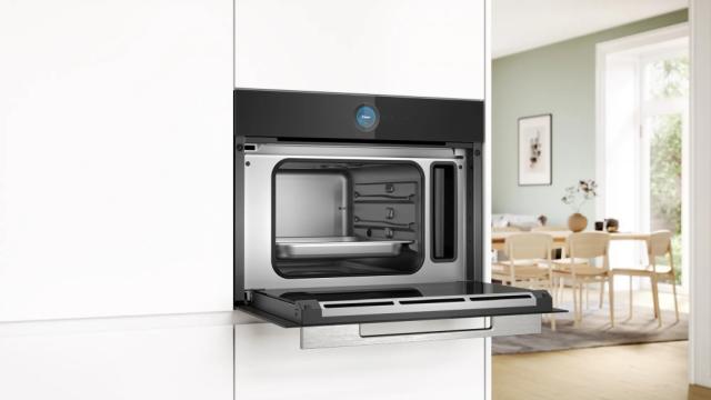 Фурна Bosch CDG714XB1 SER8 Compact Steamer, 4 HM, TFT-touchdisplay