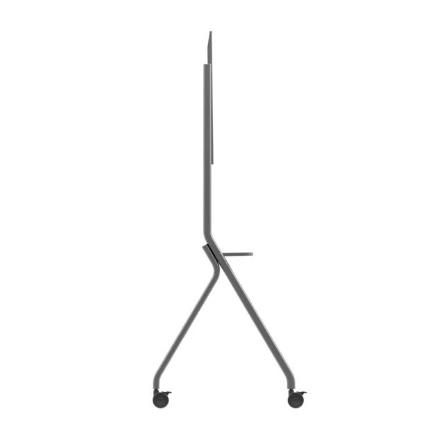 Стойка HISENSE Universal Mobile cart 55"- 86"; Max Load 100kg, Gray (bracket) + Black (Hanging plate & caster)