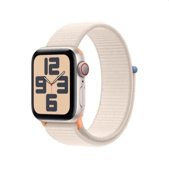 Часовник Apple Watch SE2 v2 Cellular 40mm Starlight Alu Case w Starlight Sport Loop