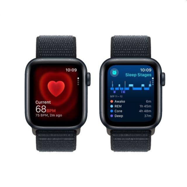 Часовник Apple Watch SE2 v2 Cellular 40mm Midnight Alu Case w Midnight Sport Loop