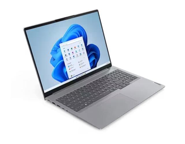 Лаптоп Lenovo ThinkBook 16 G6 Intel Core i7-13700H (up to 5GHz, 24MB), 32GB (16+16) DDR5 5200MHz, 1TB SSD, 16" WUXGA (1920x1200) IPS AG, Intel Iris Xe Graphics, 1080p&IR Cam, WLAN, BT, Backlit KB, FPR, Arctic Grey, DOS, 3Y