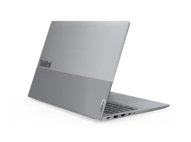 Лаптоп Lenovo ThinkBook 16 G6 Intel Core i7-13700H (up to 5GHz, 24MB), 32GB (16+16) DDR5 5200MHz, 1TB SSD, 16" WUXGA (1920x1200) IPS AG, Intel Iris Xe Graphics, 1080p&IR Cam, WLAN, BT, Backlit KB, FPR, Arctic Grey, DOS, 3Y