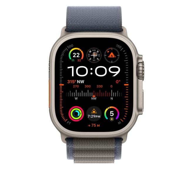 Каишка за часовник Apple 49mm Blue Alpine Loop - Medium