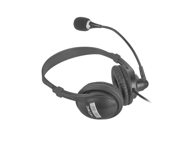 Слушалки Natec Headset Drone USB With Microphone Black