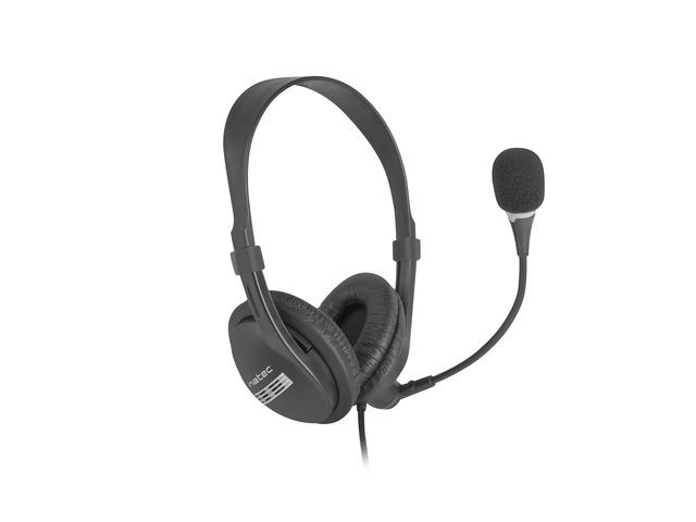 Слушалки Natec Headset Drone USB With Microphone Black