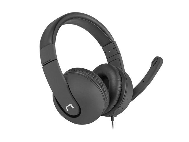 Слушалки Natec Headset Rhea With Microphpne Black