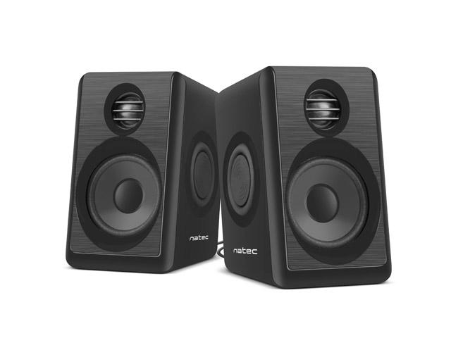 Тонколони Natec speaker  2.0 lynx usb black 6w rms