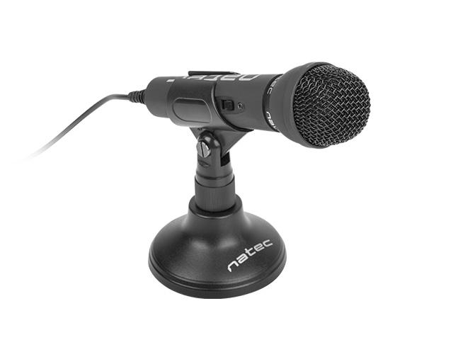 Микрофон Natec microphone adder black