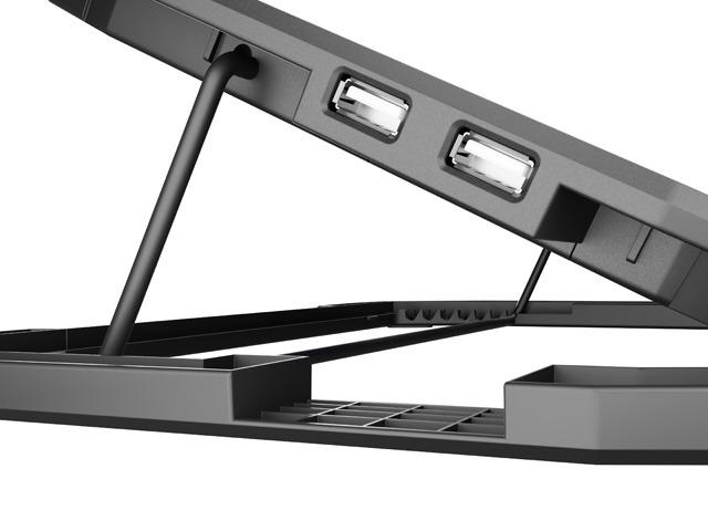Охлаждаща система Natec Laptop Cooling Pad Oriole 15.6-17.3" 3 Fans, Led Light, 2 USB