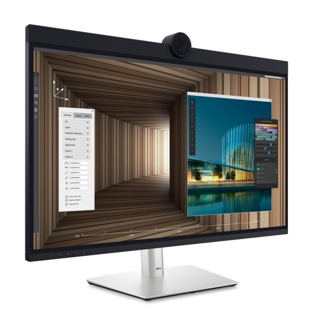 Монитор Dell U3224KBA 32", IPS , 5 ms, 2000:1, 450 cd/m2, 6K (6144 x 3456), HDR600, 99% DCI-P3 and 99% Display-P3, 100% Rec 709, 100% sRGB, HDMI, USB-C up to 140W, 4x USB 3.2, Thunderbolt 4, RJ-45, 14W speakers, Built-in Webcam, Black