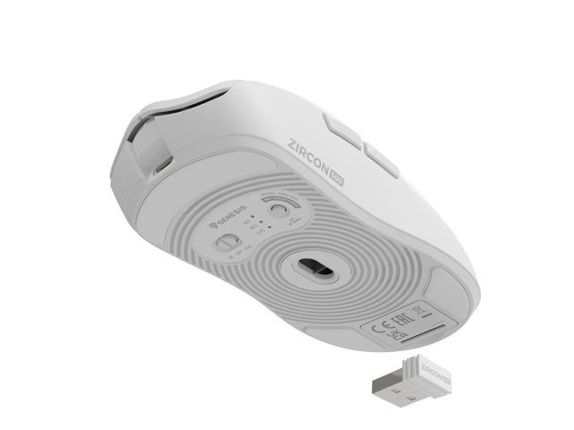 Мишка Genesis Wireless Gaming Mouse Zircon 5000 10000Dpi White
