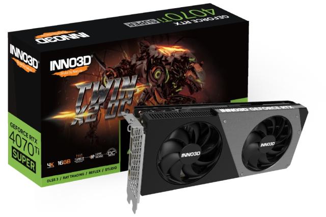 Видео карта Inno 3D GeForce RTX 4070 Ti Super 16GB GDDR6X X2 OC